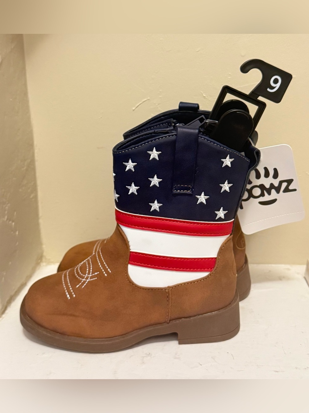 Pawz brand Americana cowboy boots For Toddler Size 9